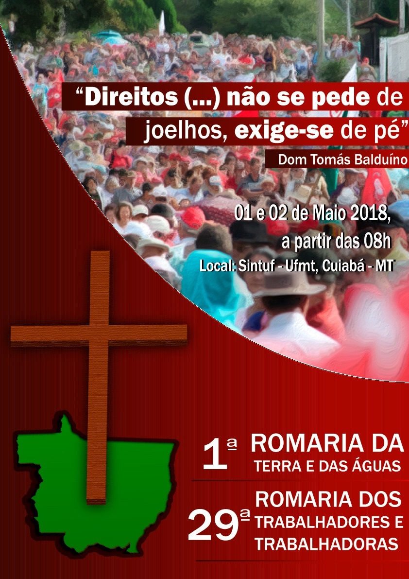 Mato Grosso celebra Romaria dos Trabalhadores e Trabalhadoras e Romaria das Terras e das Águas