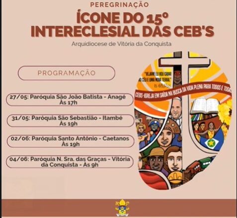 Arquidiocese de Vitória da Conquista acolhe o Ícone do 15º Intereclesial das CEBs
